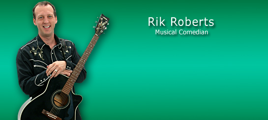 Rik Roberts Musical Comedian - Rocking Gods House
