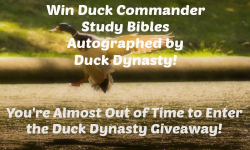Duck Dynasty Autographed Bible Contest at Rocking God's House
