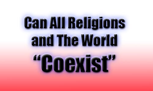Coexist Logo Can Religions Coexist At Rocking Gods House