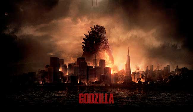 Godzilla Movie At Rocking Gods House